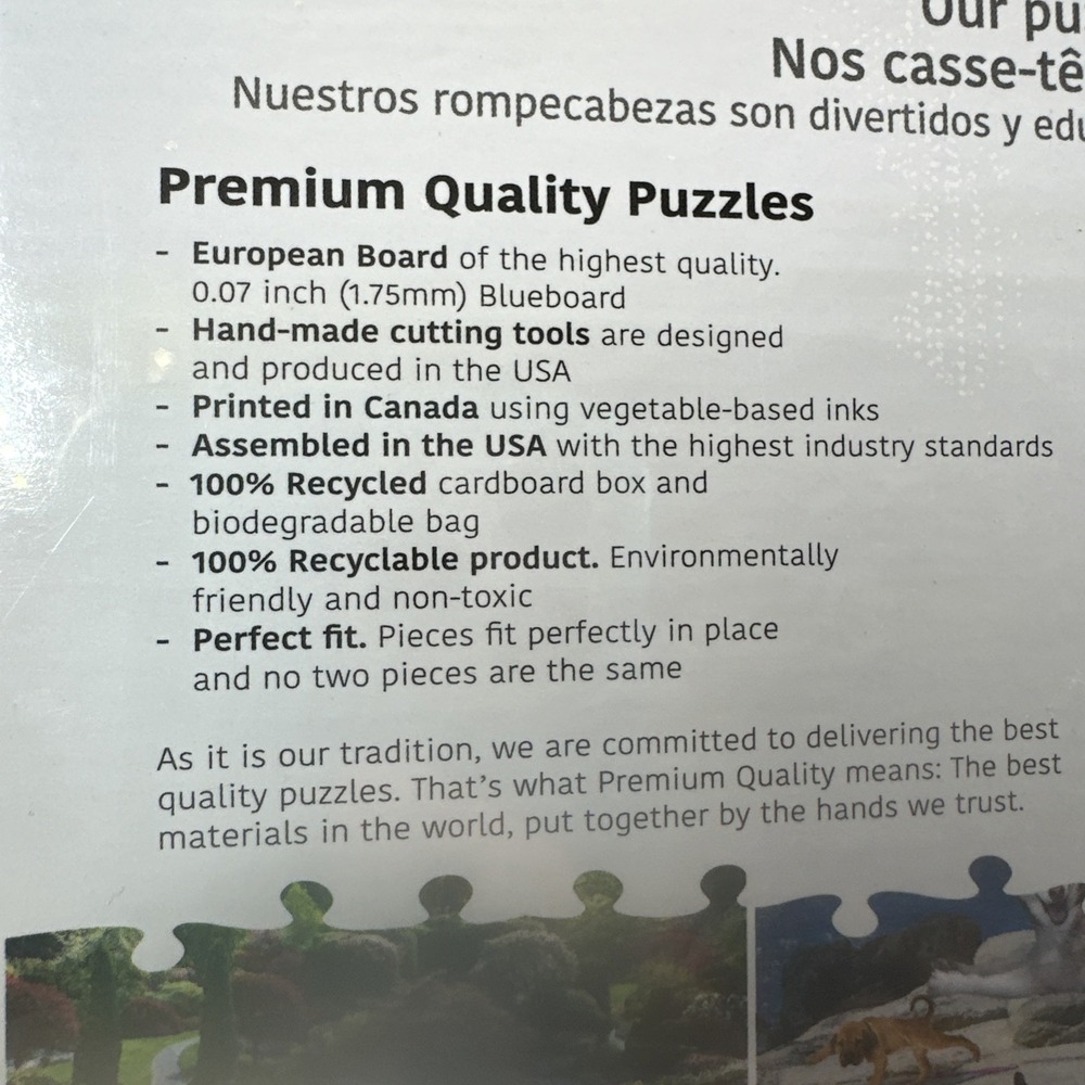 Eurographics HOLIDAY DOGS  Puzzle 1000 Pieces  Sealed - Picture 8 of 9